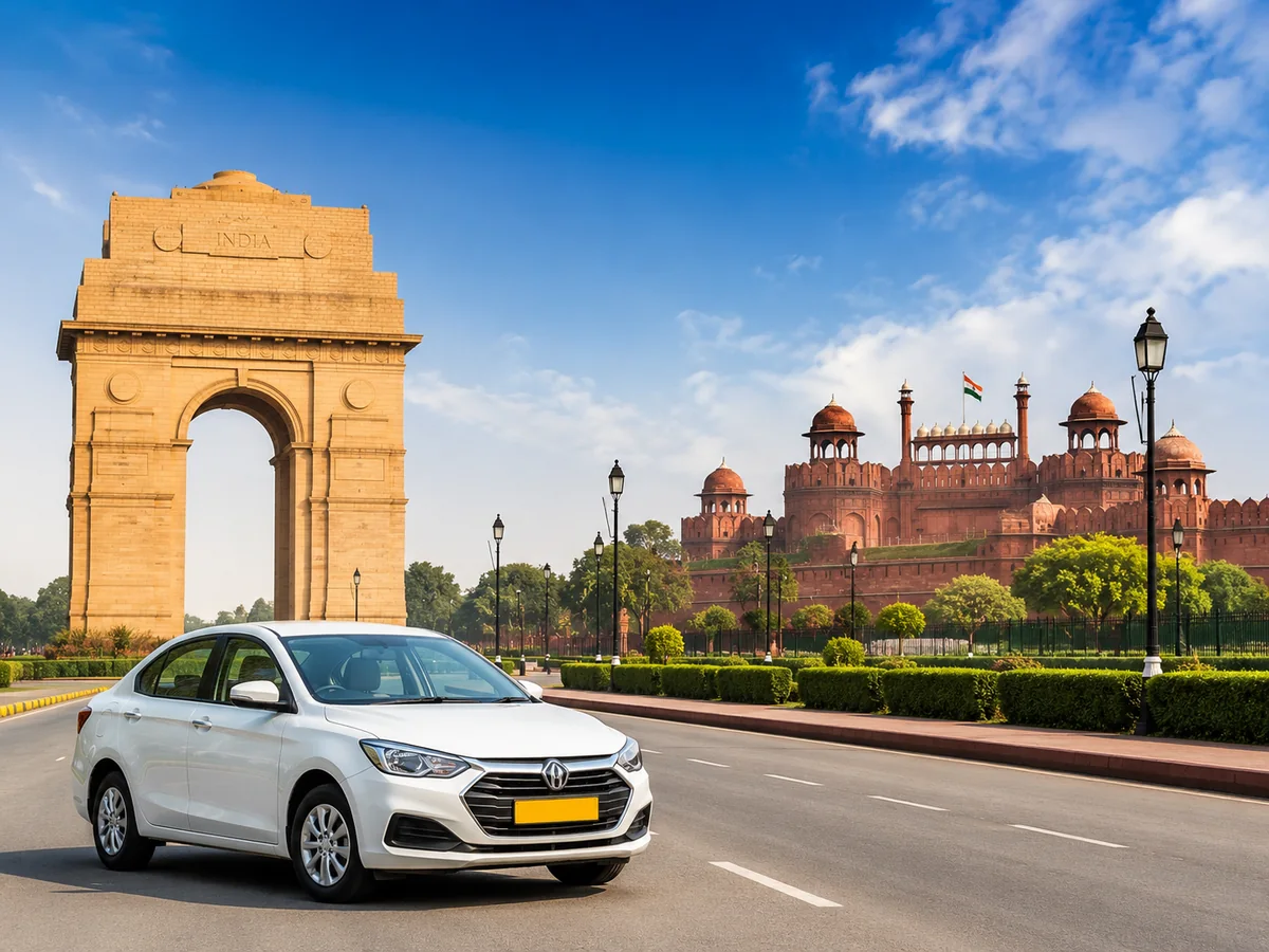 Delhi Local Sightseeing destination illustration