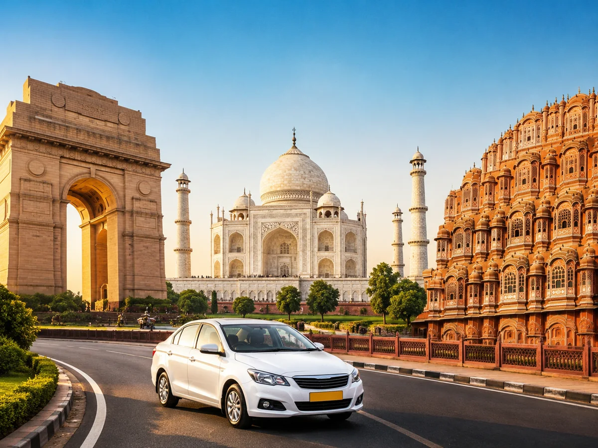 Golden Triangle Tour destination illustration