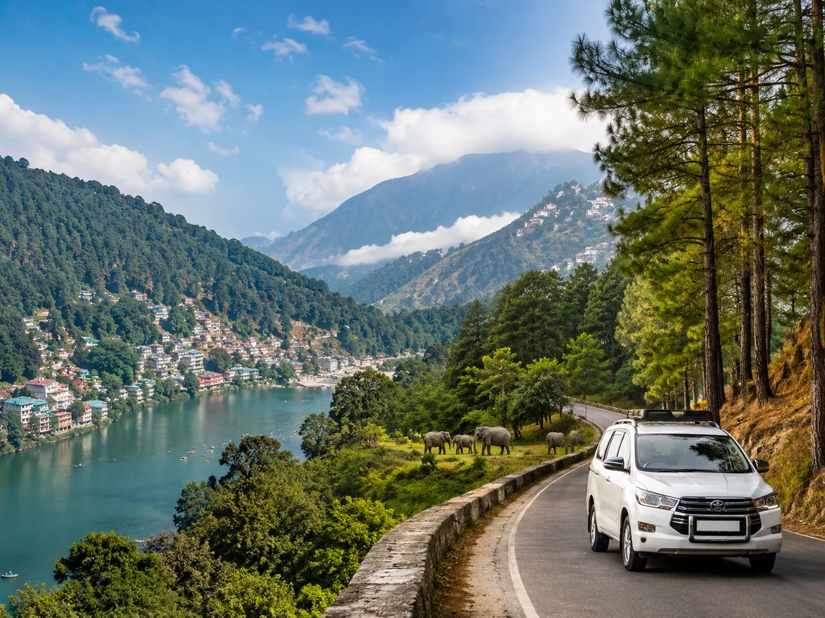 Nainital, Corbett & Mussoorie Tour destination illustration